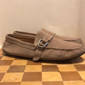 Aldo size 12 khaki colored driving/house shoes